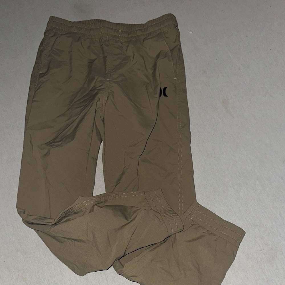 Kids Size Medium Tan Khaki Joggers.